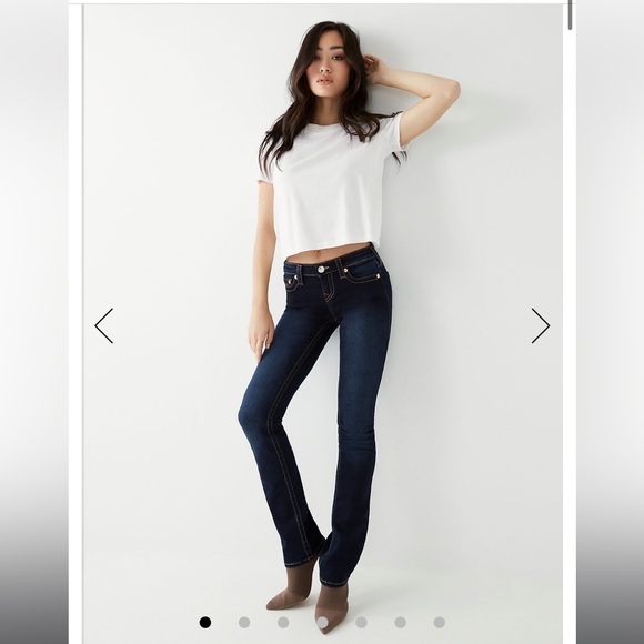 True Religion Denim - True Religion Billie Mid Rise Straight Jean S86-30